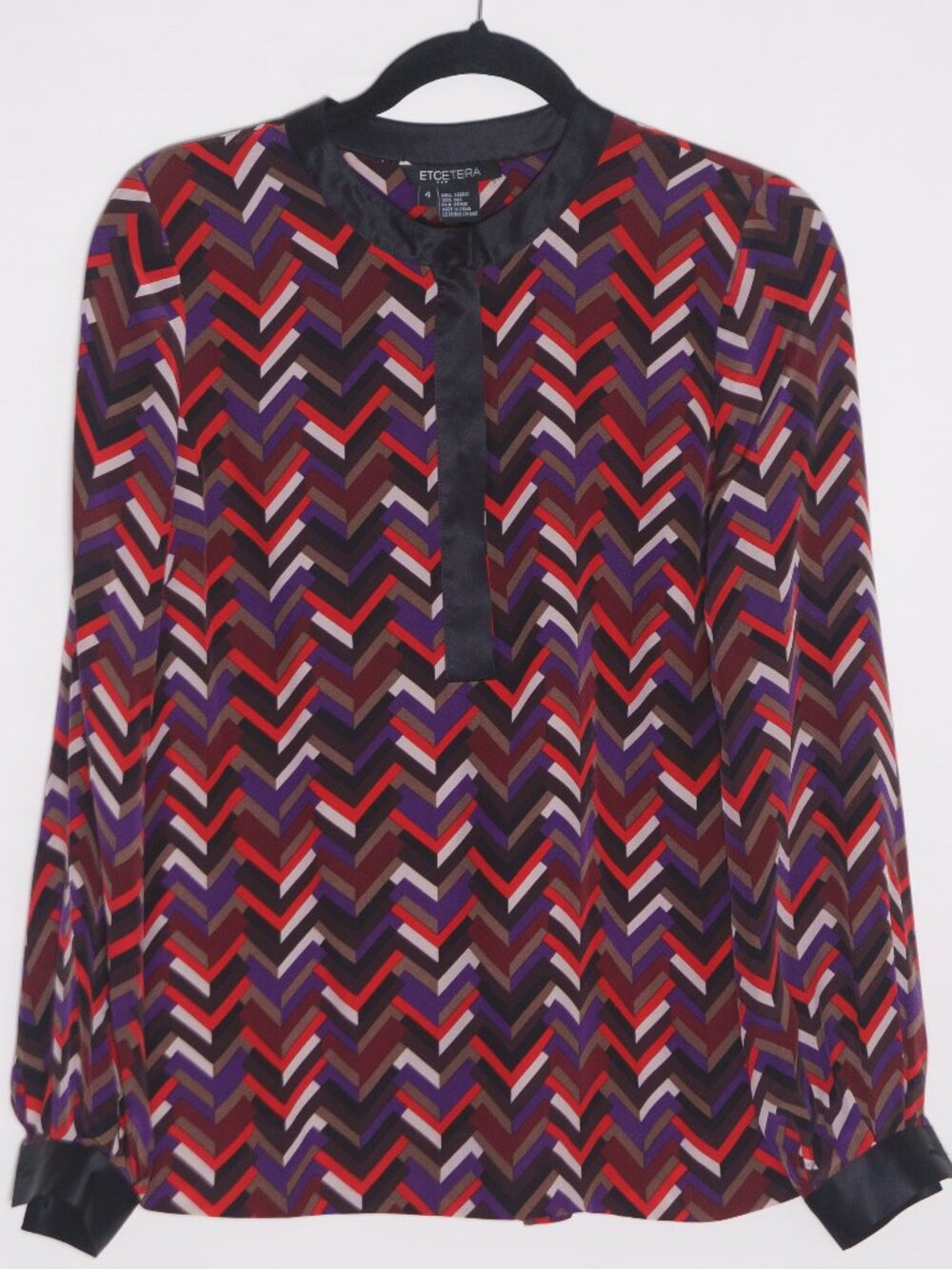 Etcetera top Silk, Elegant